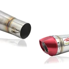 Exhaust System High Quality Motorcycle Exhaust System Exhaust Muffler Pipe Fit For 48mm Most Bike ATV