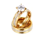 Rings Wedding Ring Fashion Rings Jewelry Women Men Gemstone Zircon Wedding Engagement Rings For Couple Ring