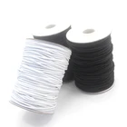 Cord Factory Price Ear Loop String Shock 2.5 MM Round Elastic Rope Bead Shoelace Hair Tie Bungee Elastic Cord