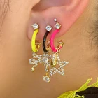 Charm Metal Earring Gemnel Pendants Brass Jewelry Snake Charm Metal Type Custom Lovely Stone Unisex OEM Earring Pendant