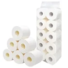 Tissue Paper Tissue Paper Roll Wholesale Custom Logo Bathroom Core 2 Ply Toilet Tissue Paper Roll