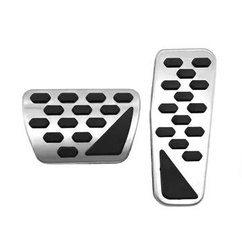 Stainless Steel Car Accelerator Brake Pedals Slip Resistance Cover for Jeep Wrangler JL 2018-2024  JK 2007-2017 Accessories