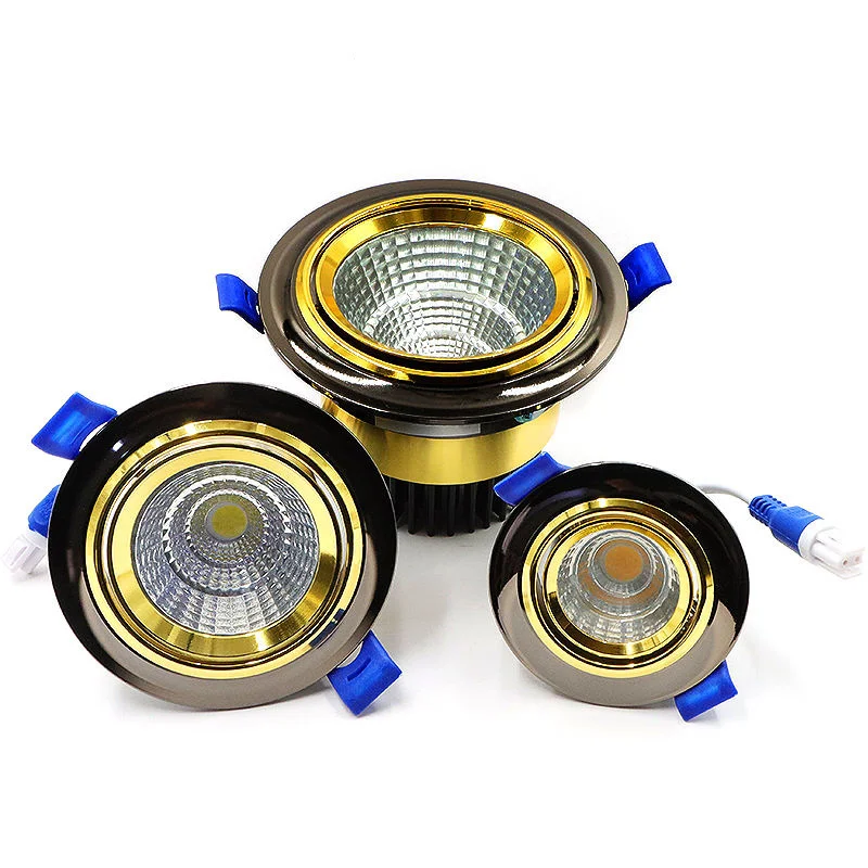 Factory wholesale Cob 5w 7w 12w 15W Led embedded downlights Ultra-thin Led spotlights for home decoration sky lights