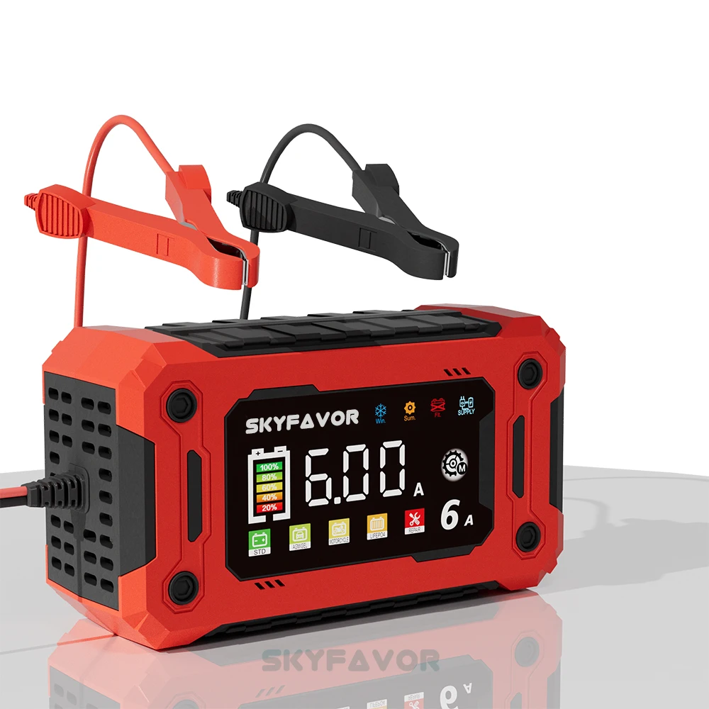 New products 12V battery charger 12V 15A power supply function automatic Universal agm gel lead-acid lifepo4 battery charger