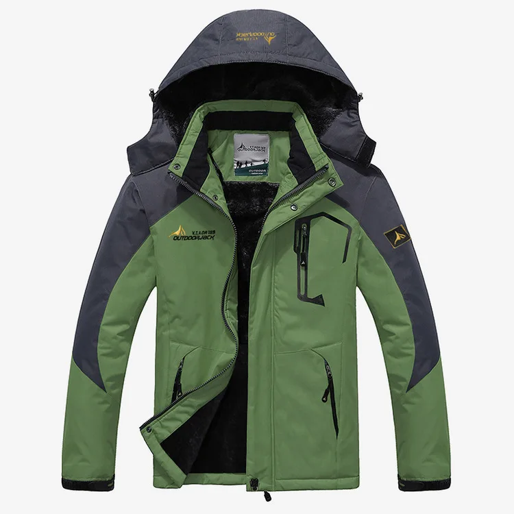 Buy Winter Jacket Men Warm Hooded Coat 