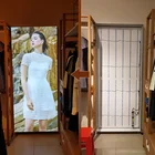 Dual Ultra Frameless Led Lightbox Dual Size Ceiling Wall Mounted Ultra Thin SEG Frame Led Light HD UV Printing Frameless Aluminum Fabric Lightbox