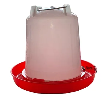 Animal husbandry and breeding needs chicken drinking tool 8 L hanging plastic poultry drinker / waterer