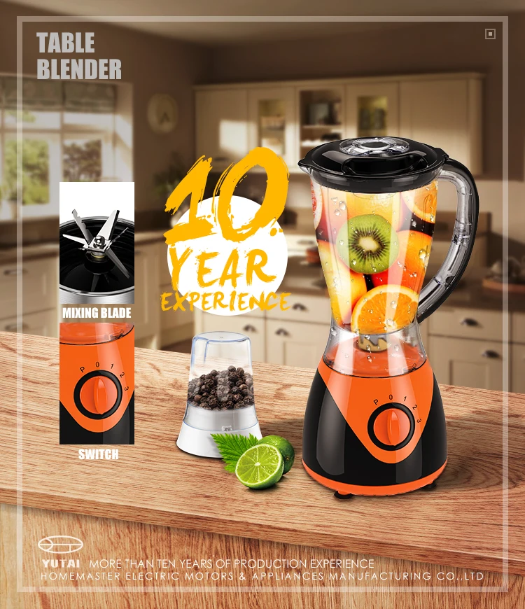 Broyeur de nourriture mélangeur de barre commercial électrique mélangeur Commercial, mélangeur de fruits, mélangeur de nourriture