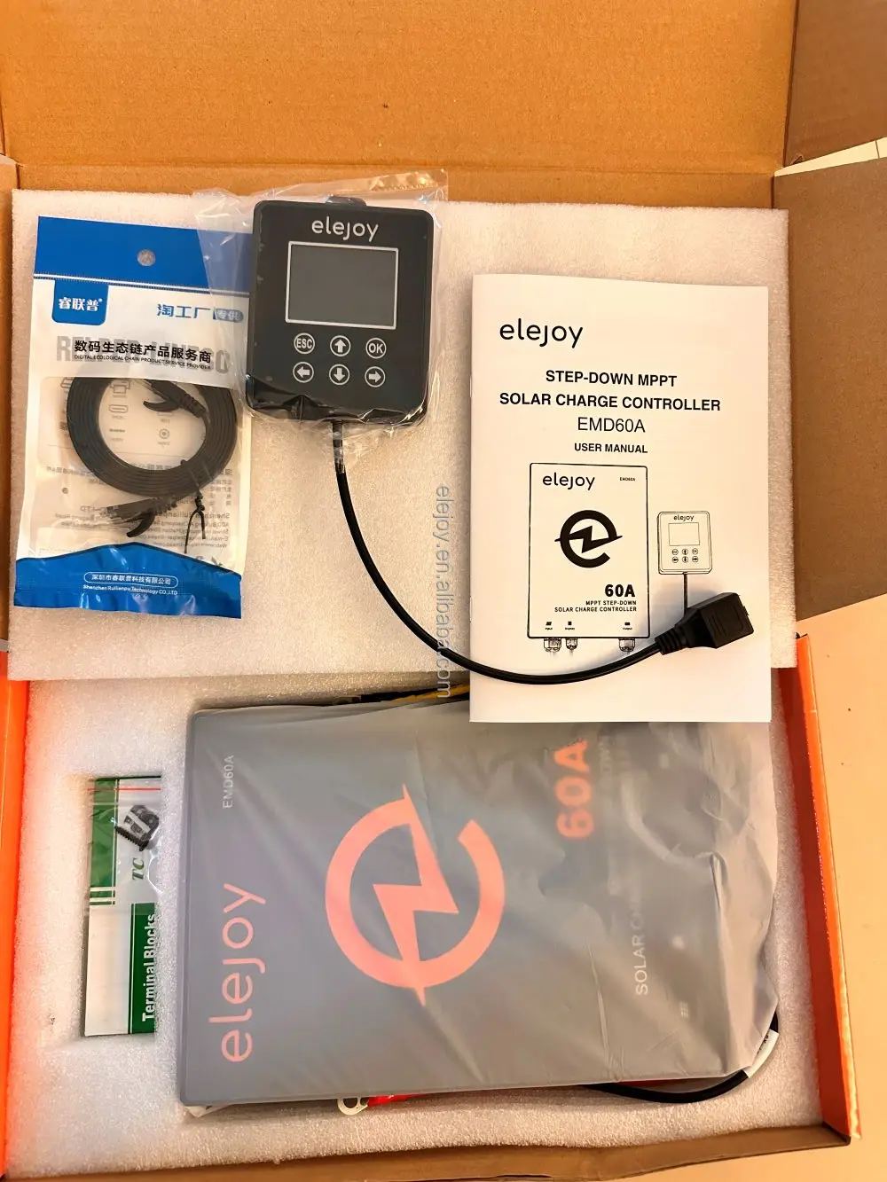 Mppt Solar Charge Controller, ELEJOY, EMD60A, 2700W - detail 16