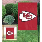 Nfl Flags Supplier Custom 12*18inches NFL Kansas City Chiefs NFL Team Flags Double Sided Garden Flag