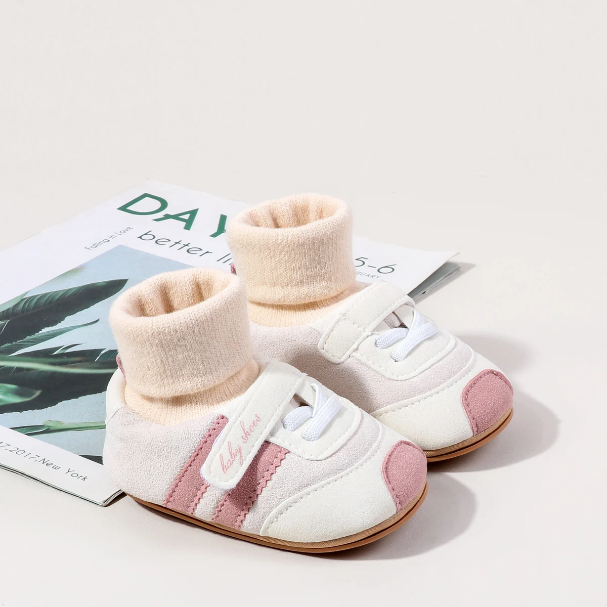 Wholesale Anti-slip Slip-on Winter Socks Baby Boys Girls Shoes factory