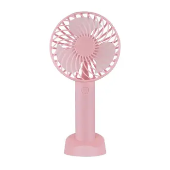 hand portable fan USB rechargeable portable fan cute small table fan with mobile phone holder