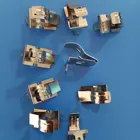 Spring Clip Spring Free Sample Nickel Plated Custom OEM Silver Coated Brasss Stamping Spring Clip For Relay Control