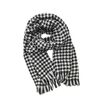 Fringes Scarf Hot Selling Women's New Pashmina Keep Warmth Lattice Fringes Scarf
