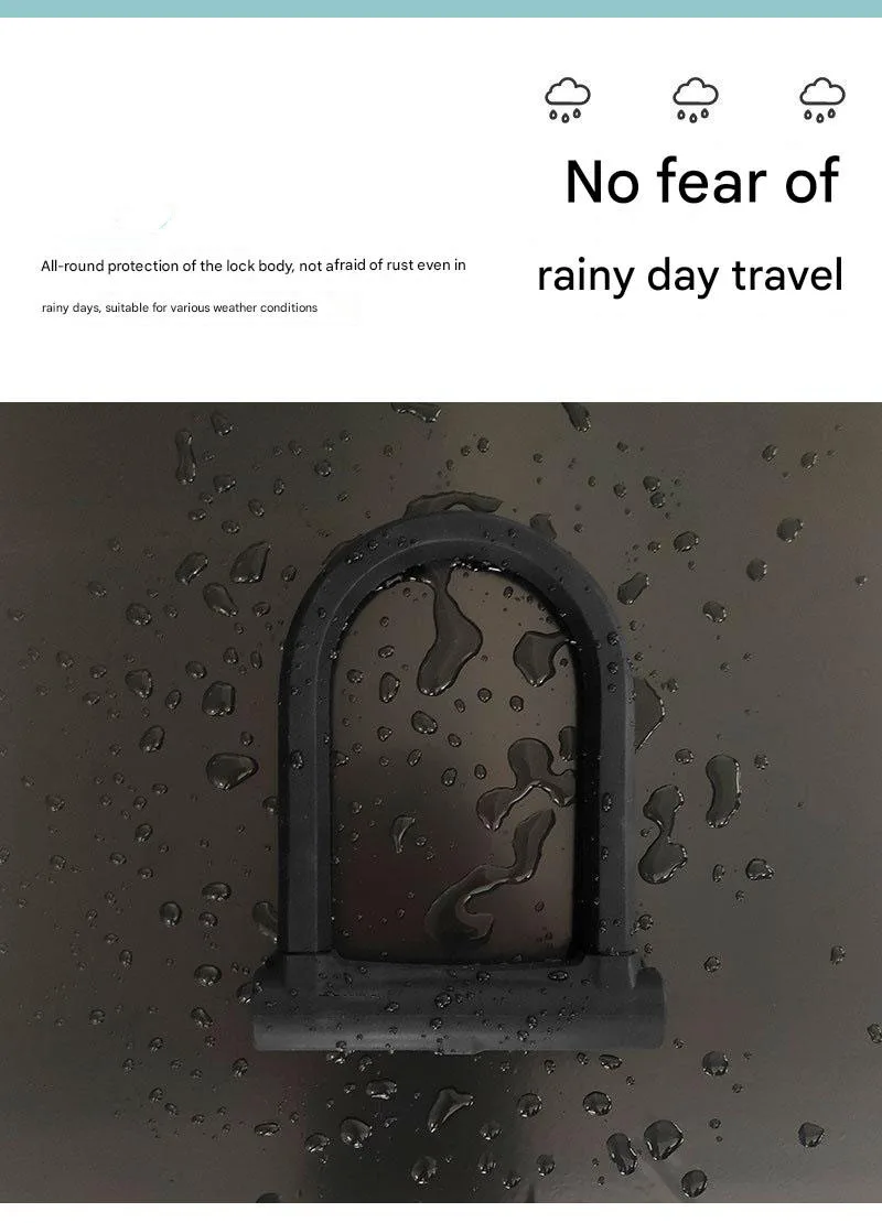 U-Shaped Silicone Lock for Bicycle Electric Car Tram Motorcycle-Cross-Border Mountain Bike Accessory