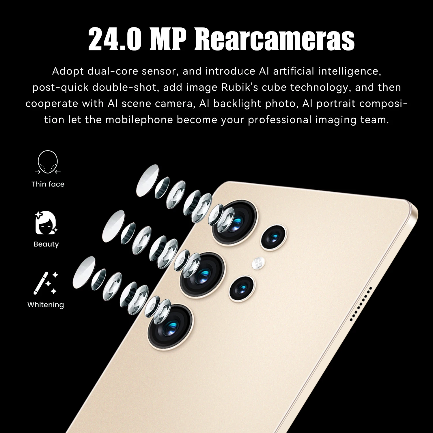 16GB+512GB Dual SIM Android Tablet 10.1 Inch, Educational with Phone Call Feature S23U Branded