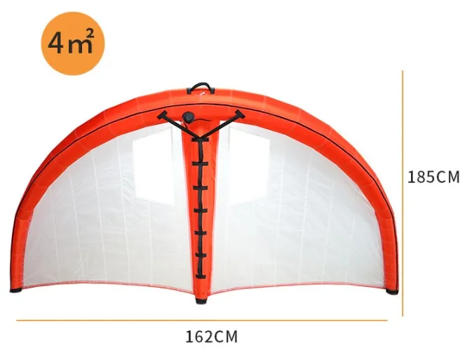 2021 New Orange and white novice suitable for beginners sea sports products surf kite hydrofoil wind wing