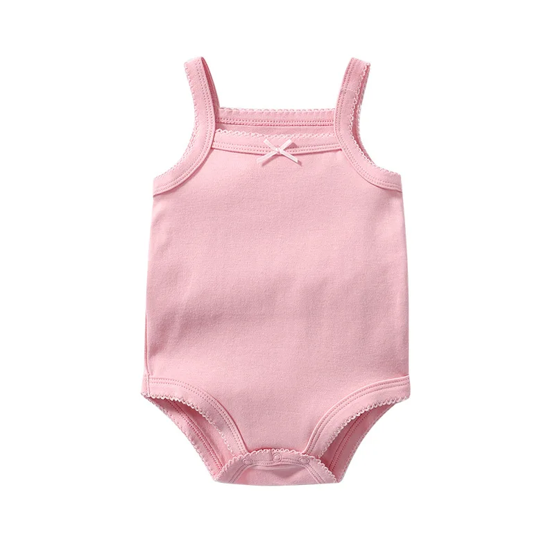 manufacturer baby romper unisex baby sleeveless suspender bodysuit cotton infant baby onesiee