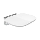 Sunten Brand ST001 White Wall Mounted Folding Shower Seat Heavy Duty For Elderly Disabled Shower Seat