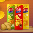 Potato Chips Snack Potato Qinqin 100g Stackable Potato Chips Canned Crisps Puffed Snack Original Salty Flavor