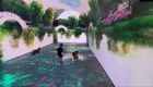 Time Tunnel New Immersive Projection Wall Restaurant Immersive Holographic Time Tunnel Floor Interactive Projection