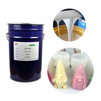 liquid silicone mold making rubber white two part rtv2 artificial gel raw materials factory wholesale