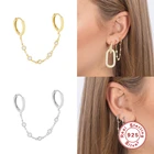 Gift Hoop 925 Sterling Silver Gift Party Wholesale Chian Gold Hoop Earrings Jewelry For Women