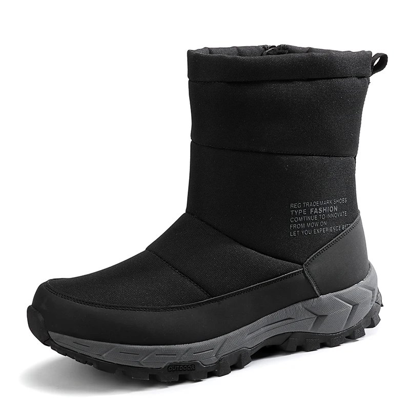 BOTAS CÁLIDAS DE invierno para Hombre Moda cómodos zapatos Altos con  cremallera EUR 34,09 - PicClick IT