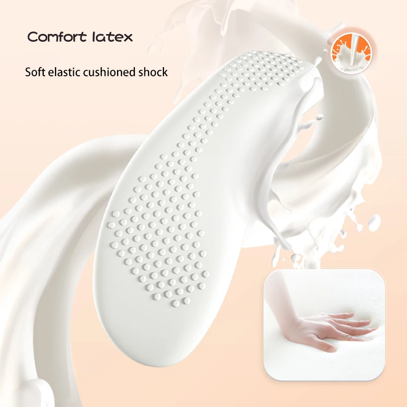 Children Latex Insoles Shock Absorption Breathable Pads Children Latex Insoles Shock Absorption Breathable Pads