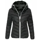 Winter Fashion Fur Collar Ladies Hoodie Parkas Women Bubble Duck Down Winter Puffer Coat Women Jacket