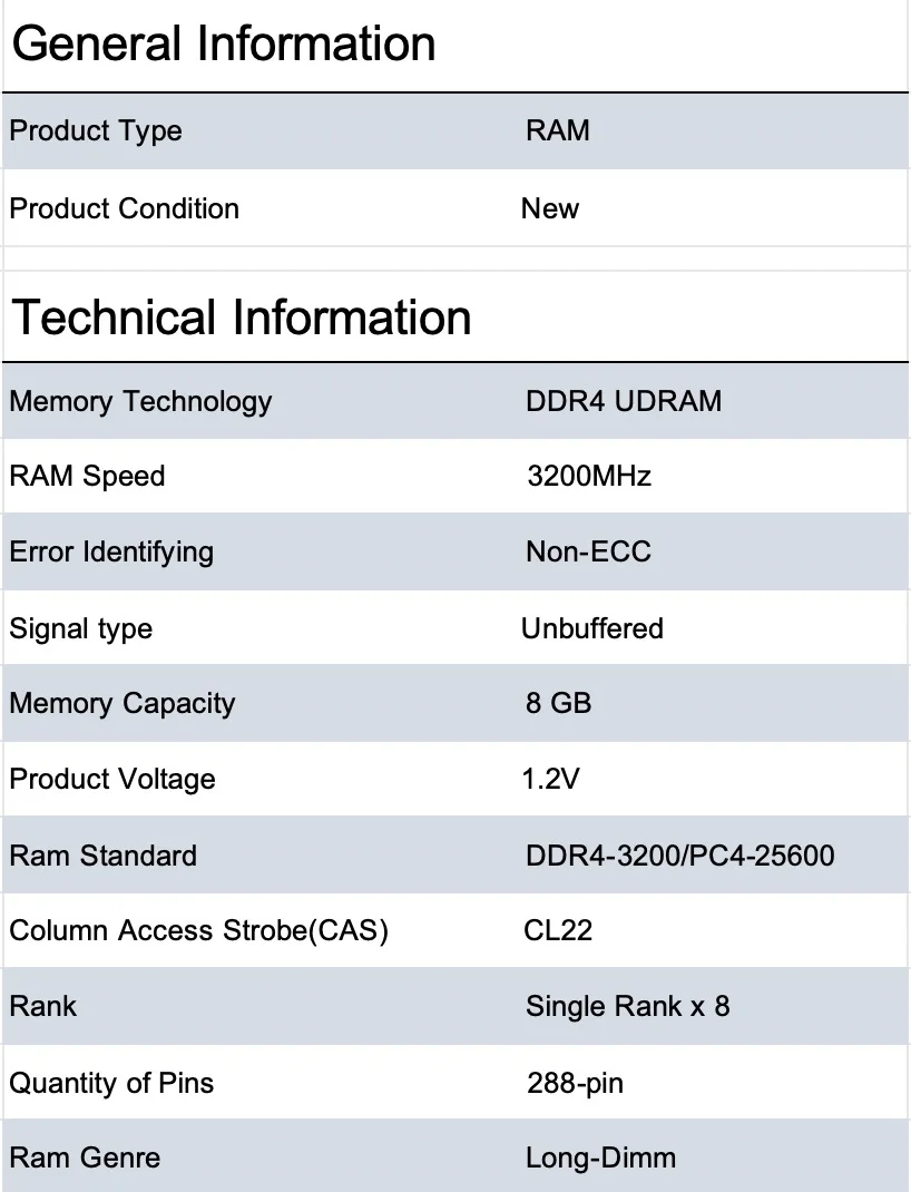 Factory Brand New DDR4 8GB 3200MHz SODIMM Laptop RAM Memory ECC Function in Stock Factory Brand New DDR4 8GB 3200MHz SODIMM Laptop RAM Memory ECC Function in Stock