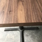Wood Table Veneered Black Walnut Wood Table Top