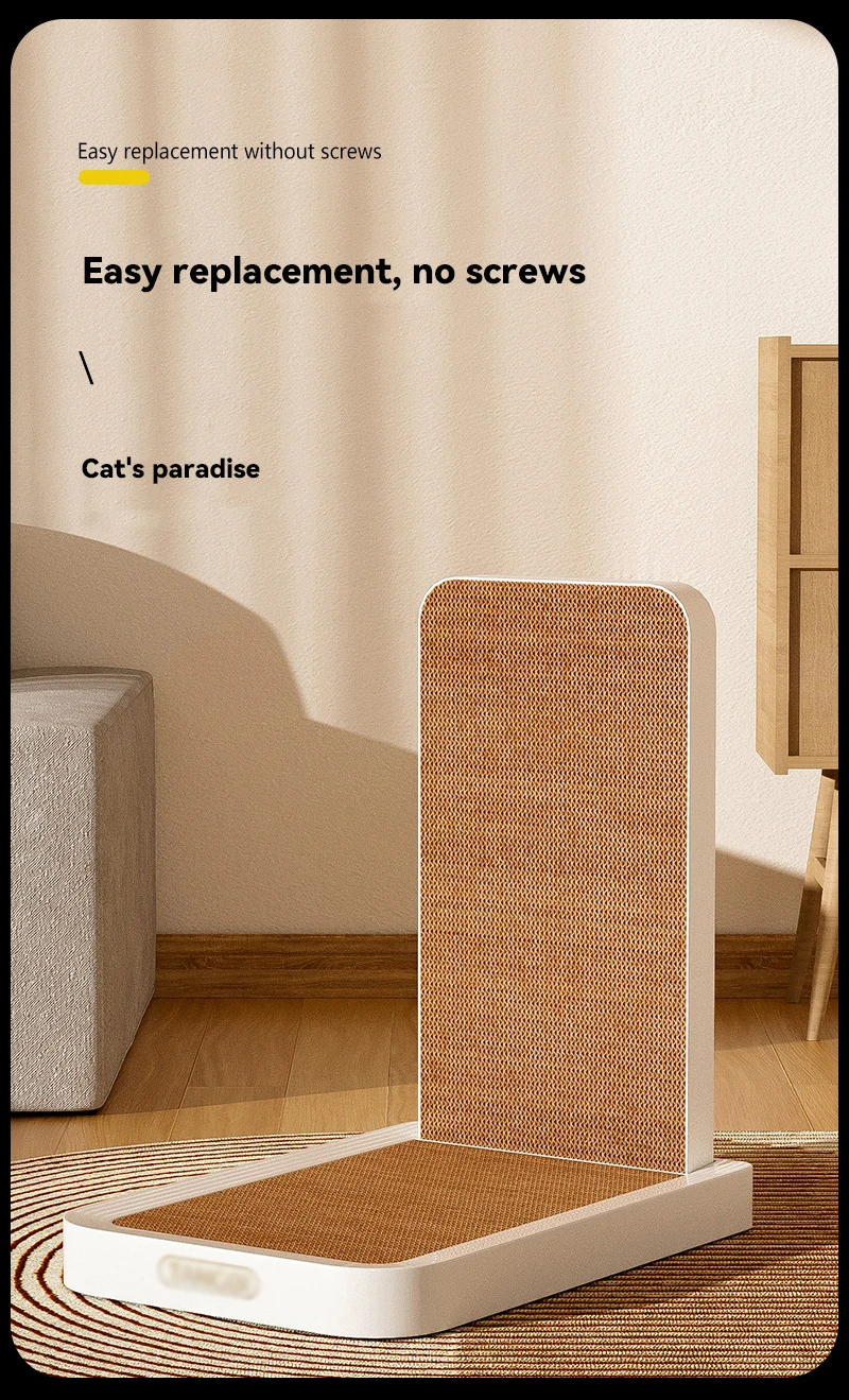 New Hot Selling Vertical L-shaped Cat Scratching Board Corrugated Paper Wear-resistant Cat Toy Pet Supplies supplier