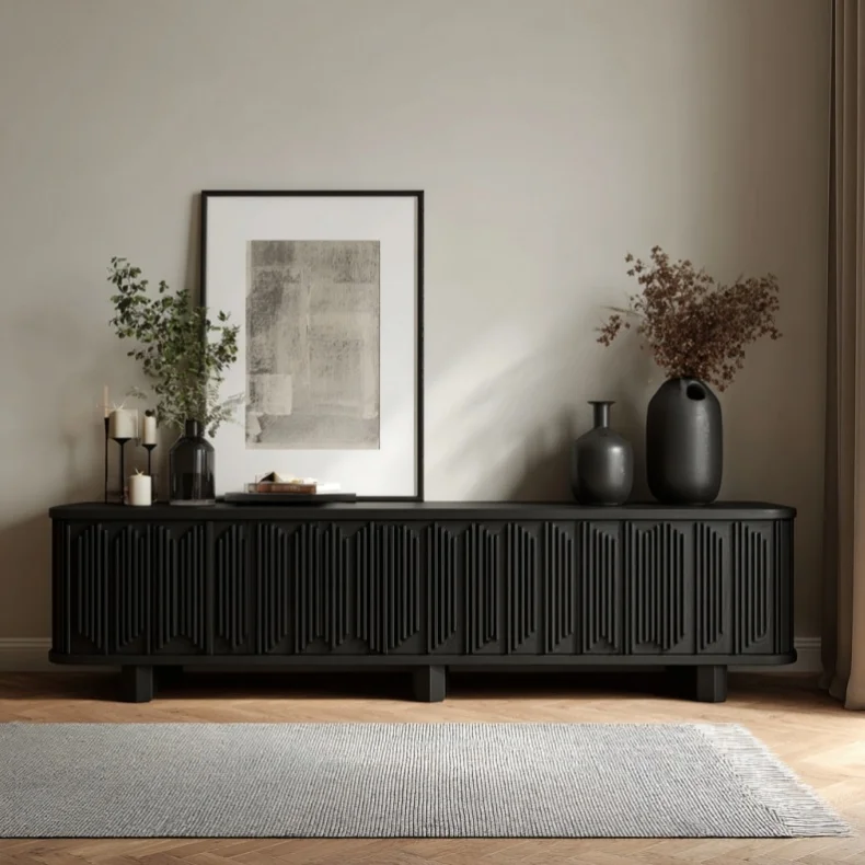Electric Fireplace, Wooden - detail 6