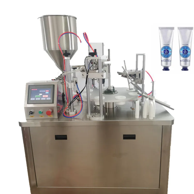 Factory Price Cosmetic Aluminium and Sealing Effervescent Tablet Plastic Laminated Tube Filling Machine factory