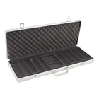 Gun Case Custom 47 Inch Long 2 Rifle Storage Black Aluminum Gun Carrying Case