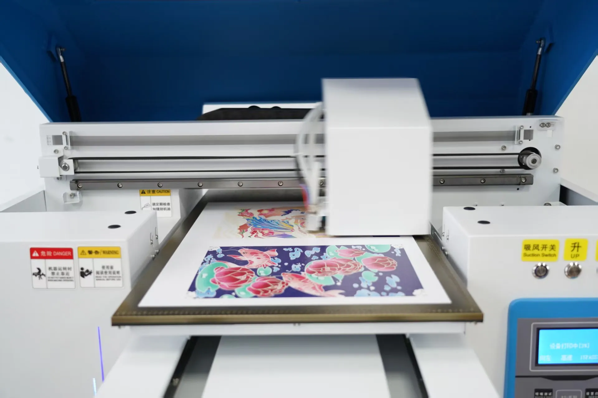 High Quality New UV Inkjet Flatbed Printer Automatic Portable Small Format A3/A4 PVC Plastic Card Phone Case supplier