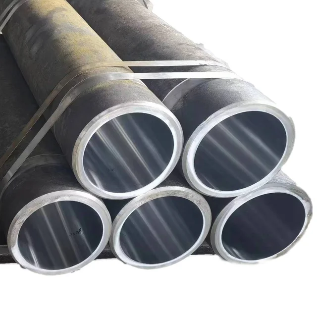 Manufacture process E355 materials seamless steel tube honed pipe for hydraulic machinery