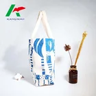 Tote Customized Silk Screen Printing OEKO-TEX Cotton Mochila Canvas Beach Tote Bag With Cotton Webbing Handle