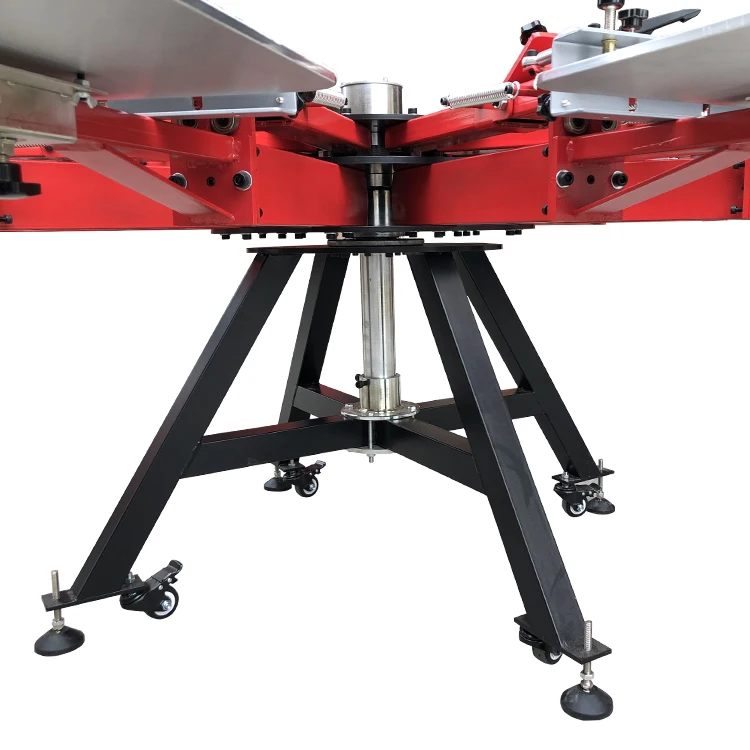 product dgruida ns1212 hd heavy duty double clamp 12 color 12 station screen printing machine-9