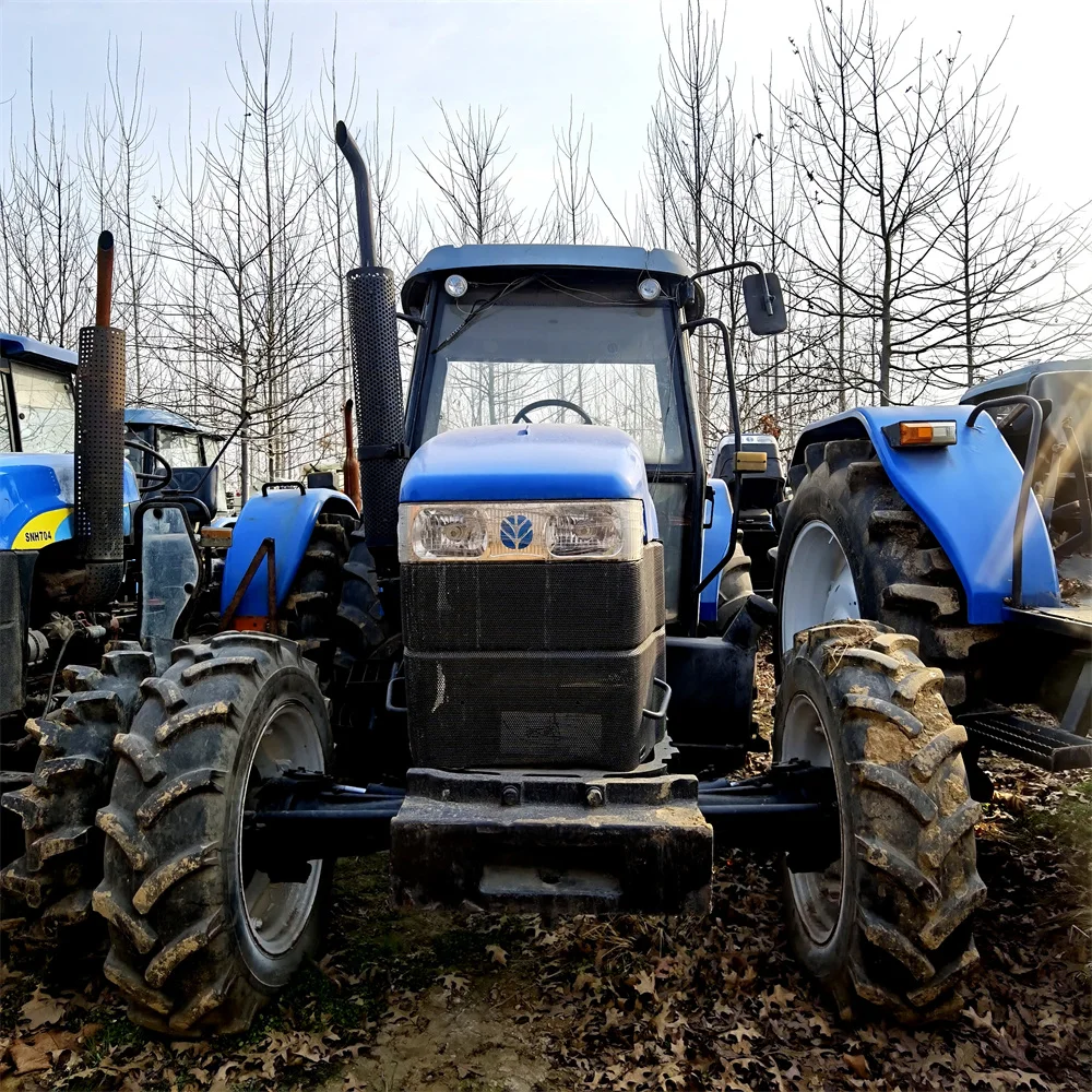 Second Hand New Holland 4x4 Tractor 70hp Snh704 Used Farm Grass Cutter