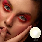 Gray HIDROCOR Colored Contact Soft Icy Gray Amber Color Contact Lens Factory Price Color Contacts