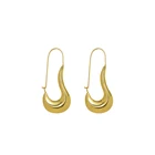 Earring Clip On Earrings New Design Geometric Earring 18k Gold Plated Titanium Steel Clip On Earrings