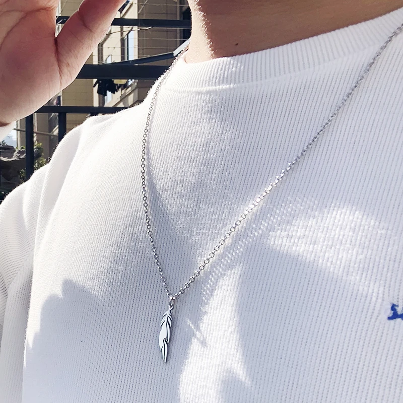 Men Chain Necklace Stainless Steel 