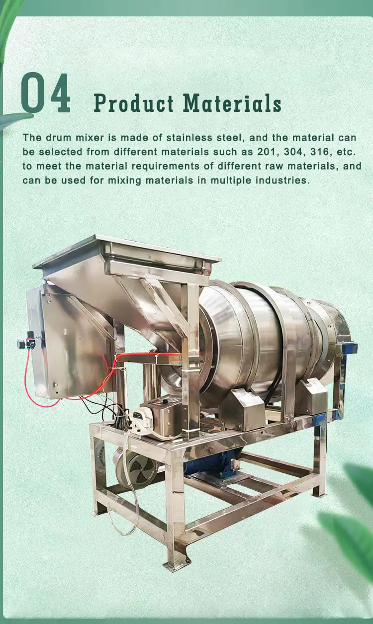 Big Size Iced Tea Powder Mix Yogurt Diesel Rubber Granules Mixer Thermal Granules With Gas Toner supplier