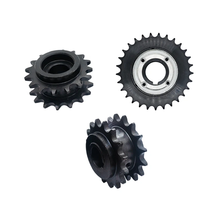 08B Double Row Drive Gear 4 Minutes 16 Teeth 08BS Pitch 12.7 Ratchet Non-standard Customized Driven Chain Wheel details