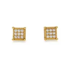 Earrings Earrings Hip-hop Hot Style Men's Micro Zircon Inserted Earrings Nightshop Rock Trend Jewelry