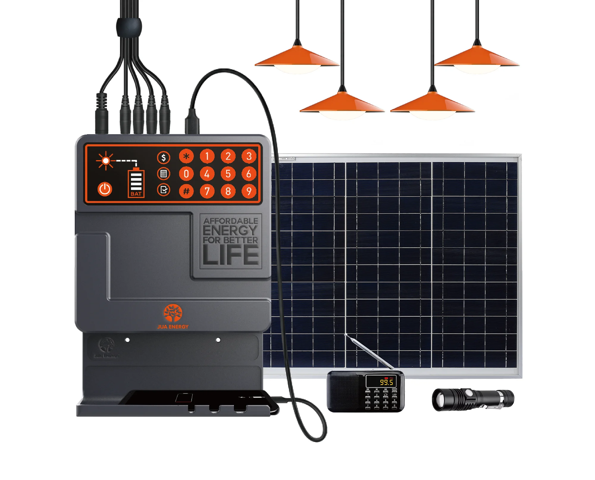 home solar lighting system 20w