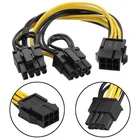Pci Express Pcie DTECH PCI-E PCI Express ATX Video Card Extension Splitter Pcie Power Cable 6Pin To 8Pin