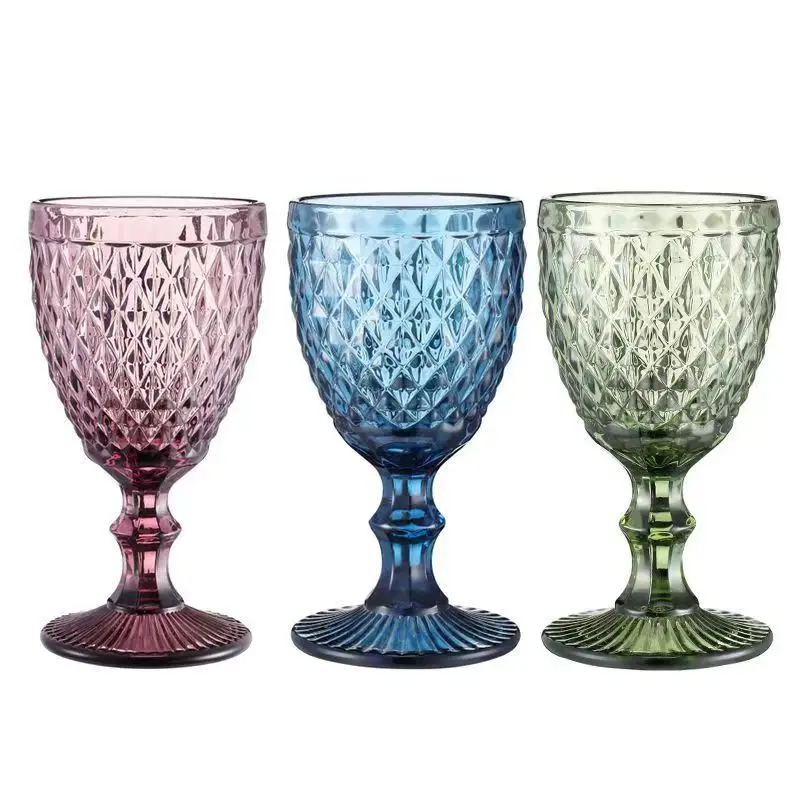 Wholesale Popular Wine Drinking Set Glassware Water Luxury Glass Set For Water Ice Cream